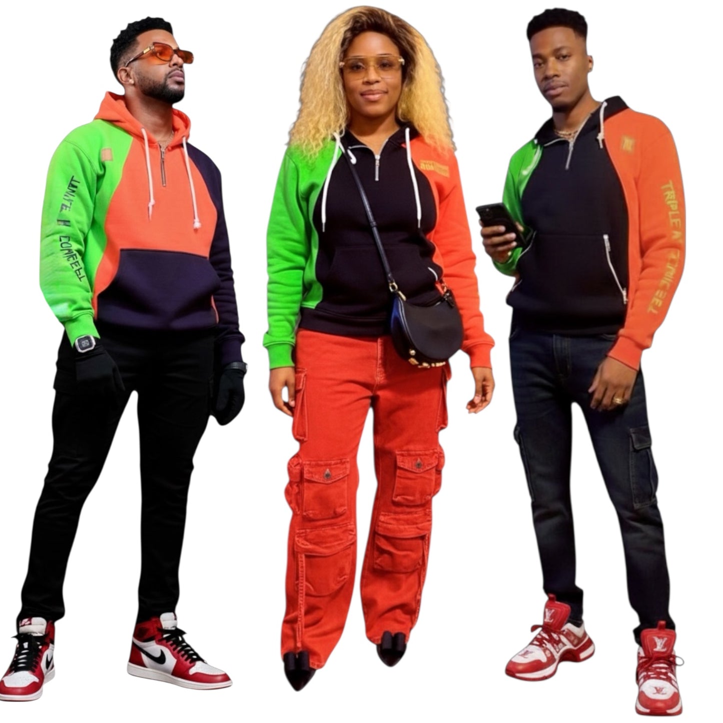 Unisex Multicolor Hoodie